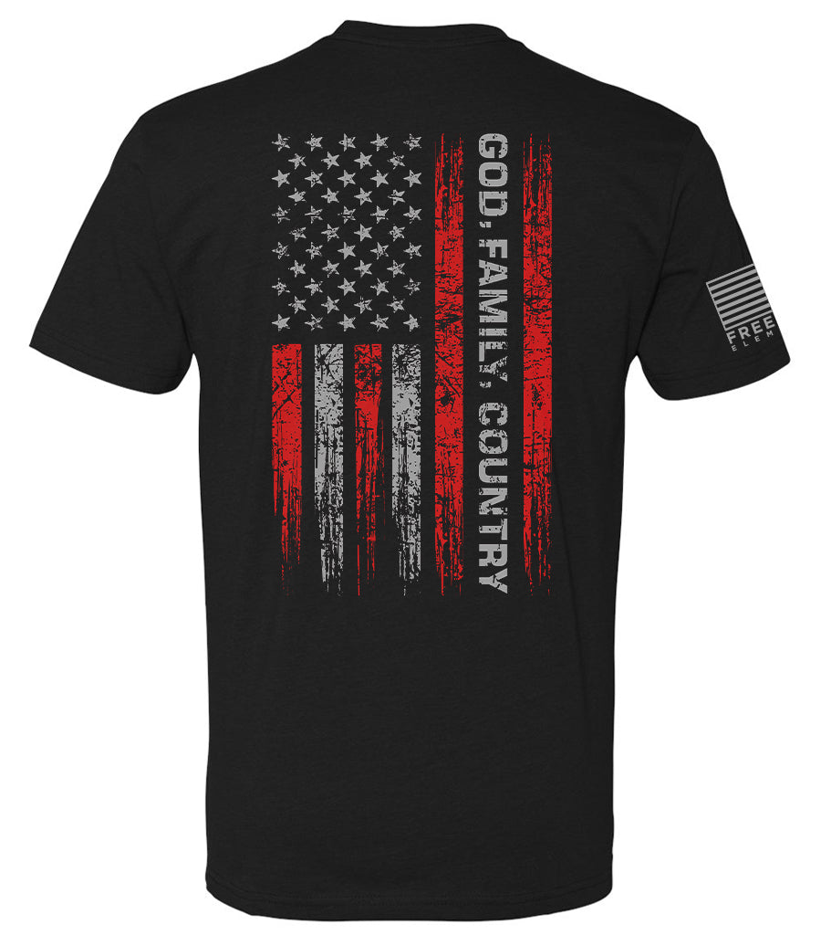 God, Family, Country a design by Freedom Elements