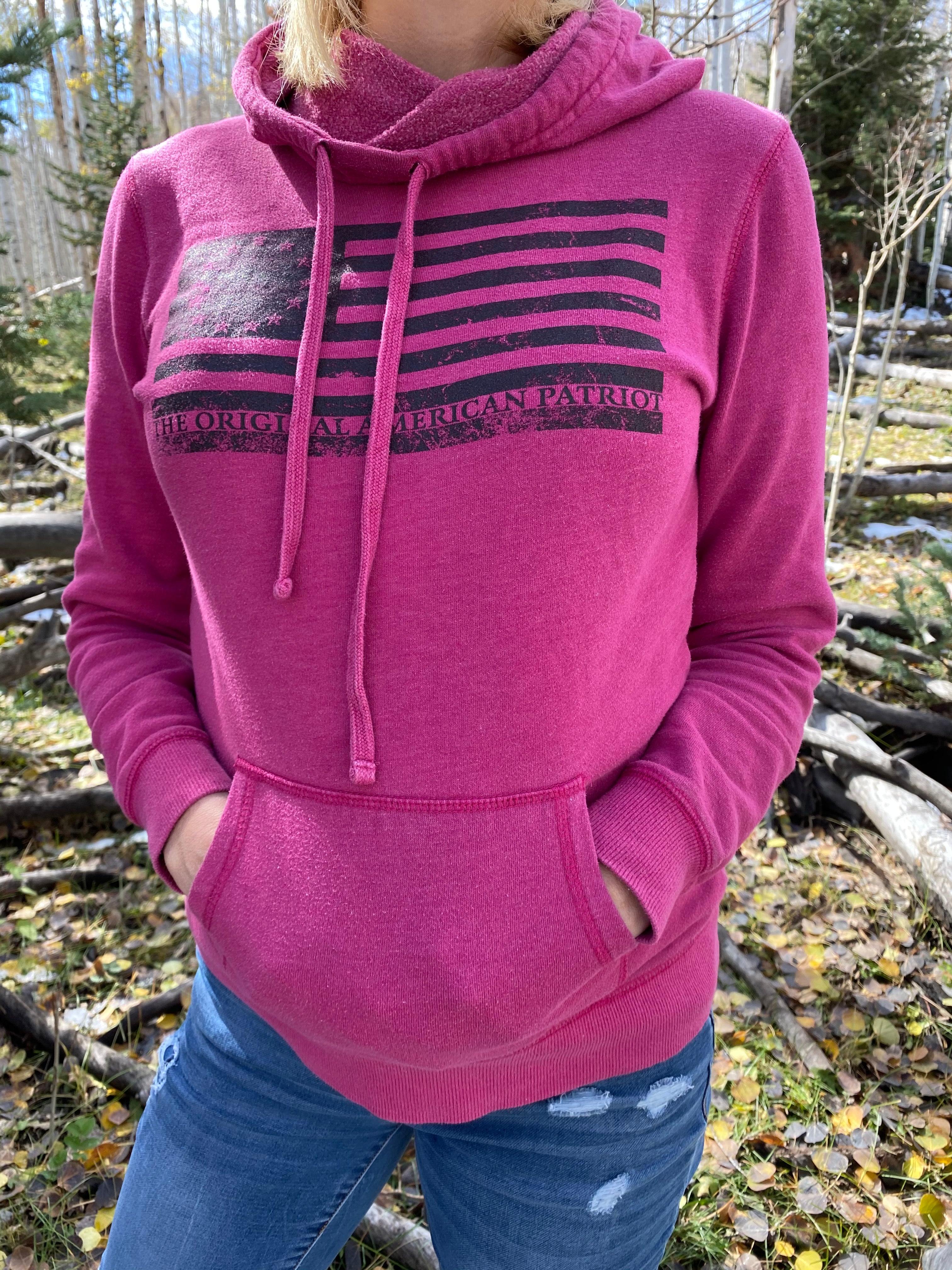 Pink Flag Hoodie