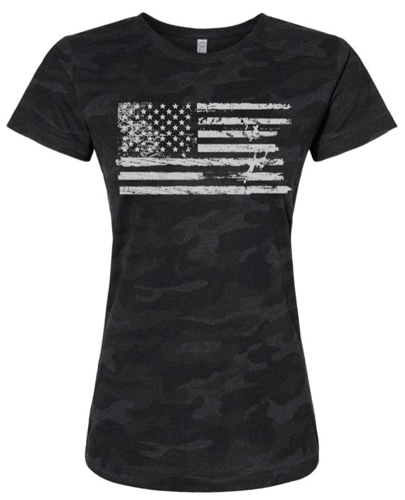 Women's Camo Flag