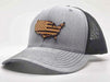 American Flag Hat | Heather Gray Hat | Freedom Elements