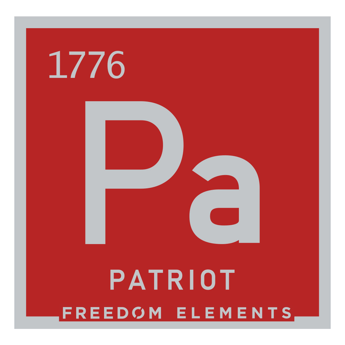 Patriotic Table Sticker